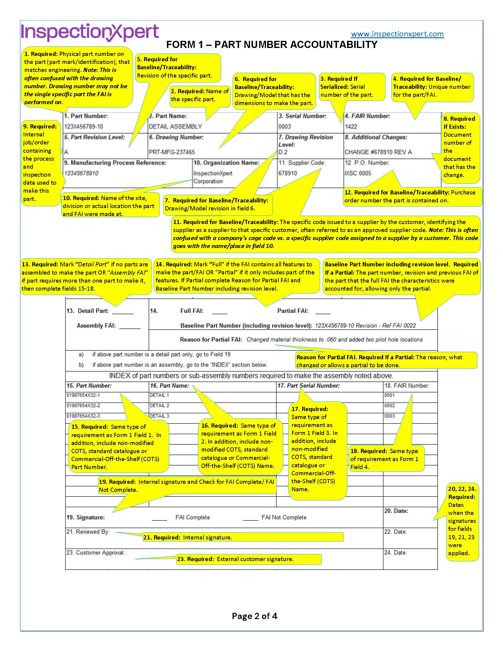 How To Fill Out An AS9102 First Article Inspection Report With Excel